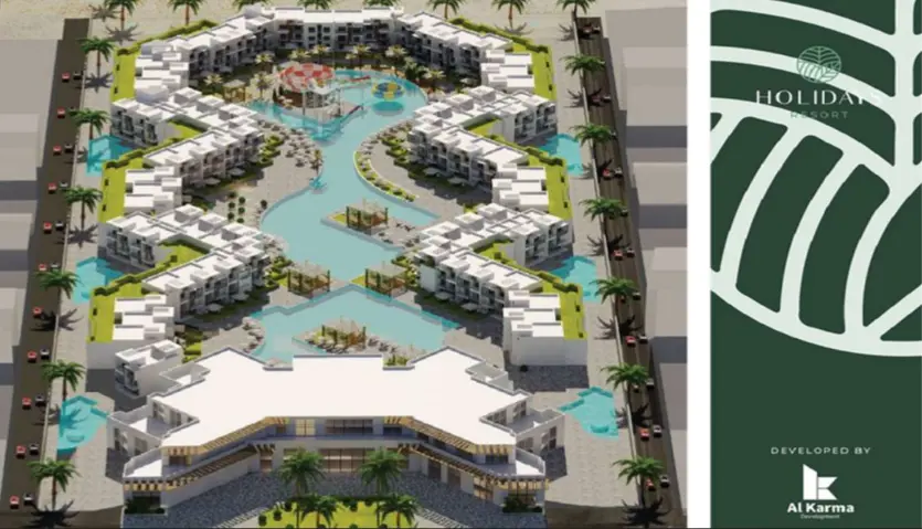 206 second Floor building 5 side pool + 122m2 private roof.